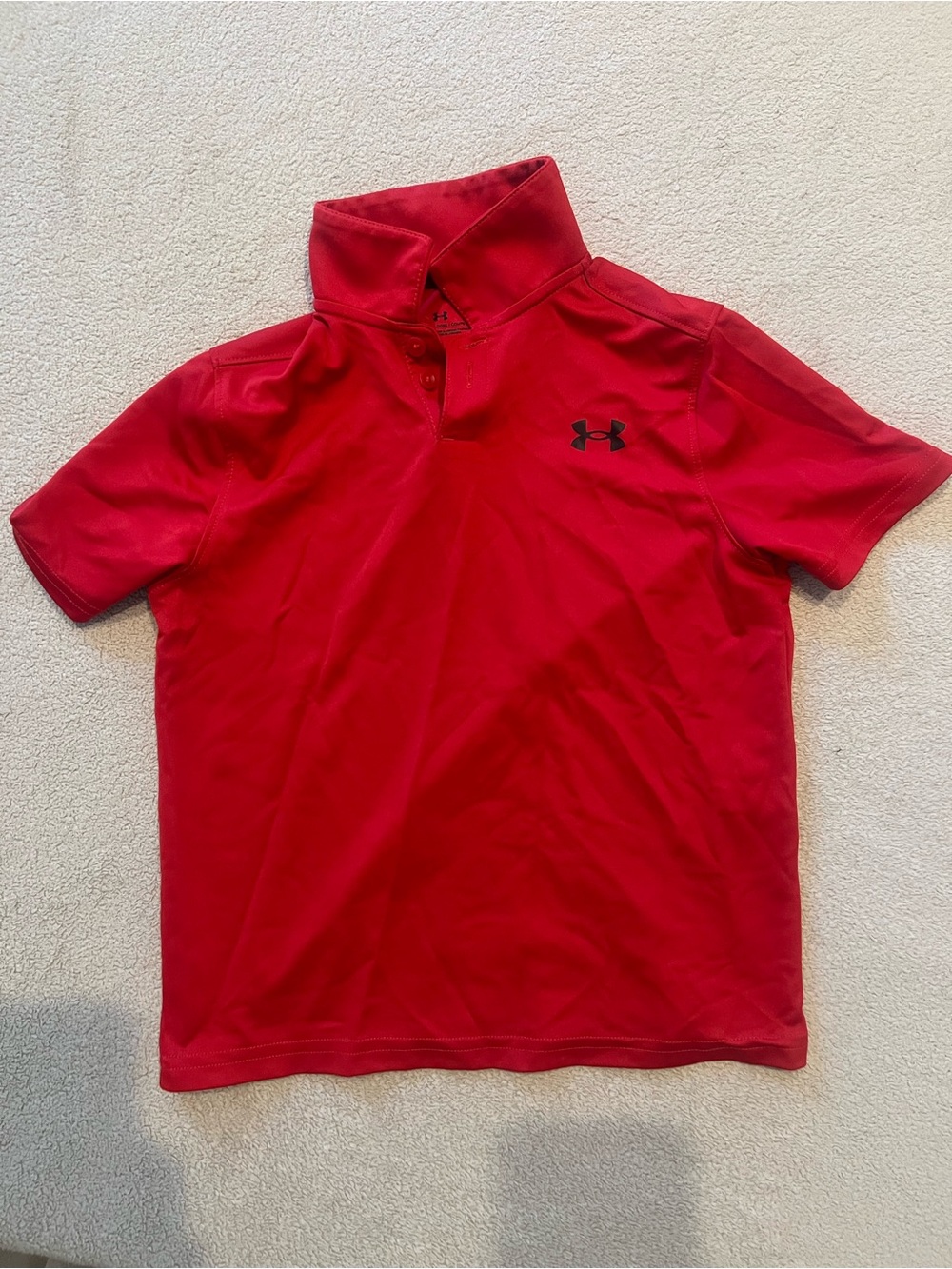 Under Armour Red Performance Polo Shirt